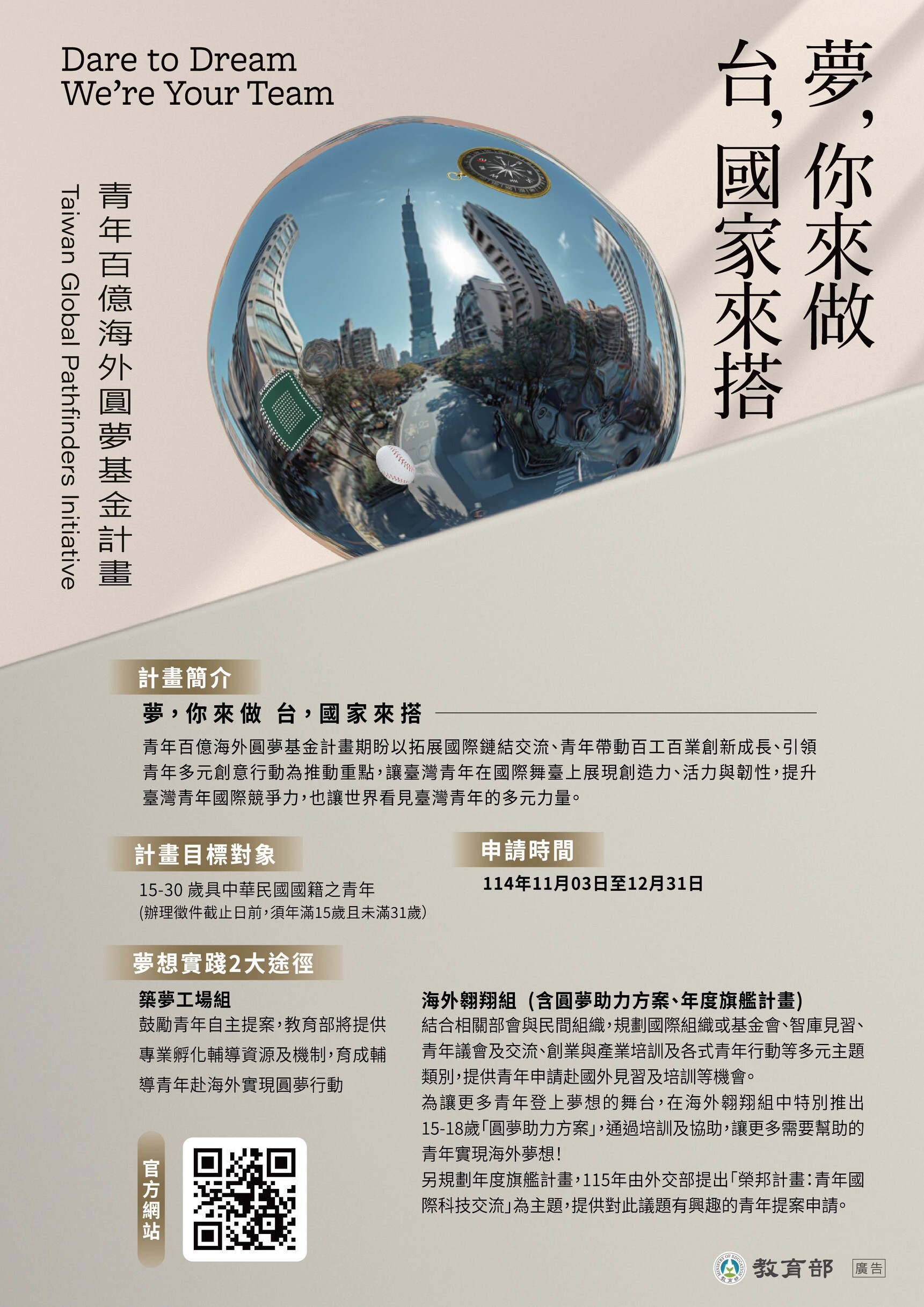 青年百億海外圓夢基金計畫